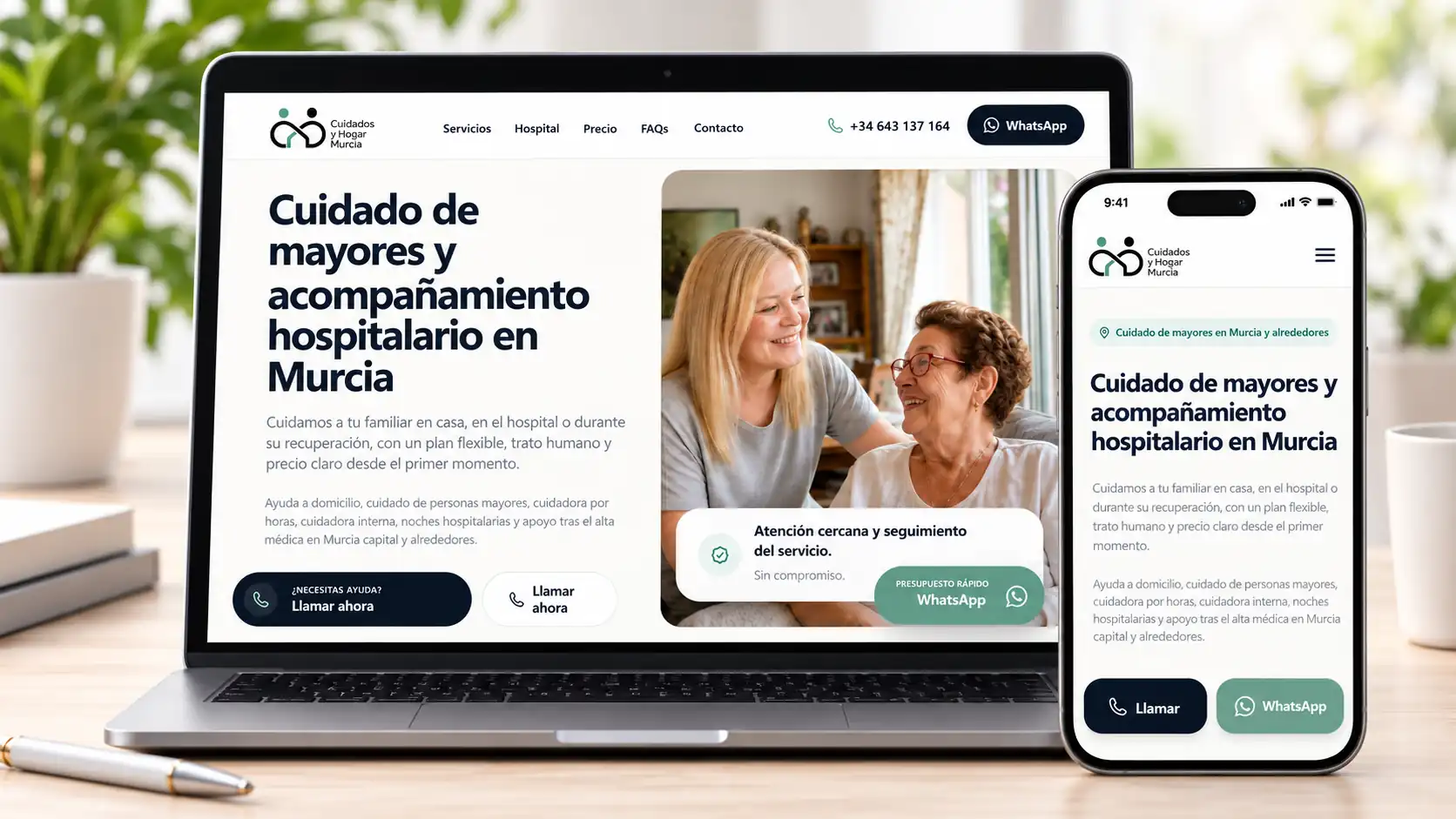 Proyecto Cuidados y Hogar Murcia de Agencia Cohete